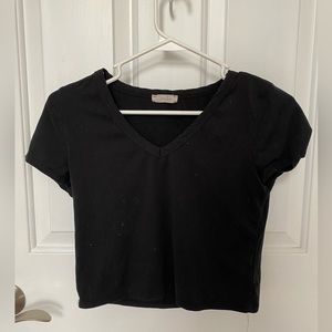 Olivia Rae Black Crop Top